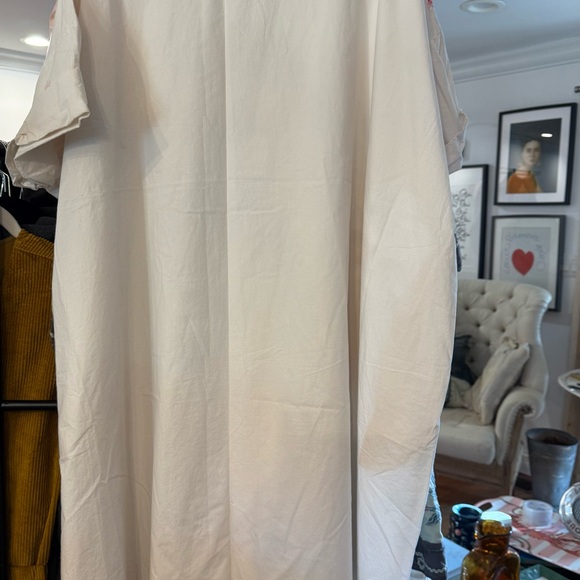 Magnolia Pearl Cream Dress with Pink and Yellow Print New never worn. - Picture 6 of 8